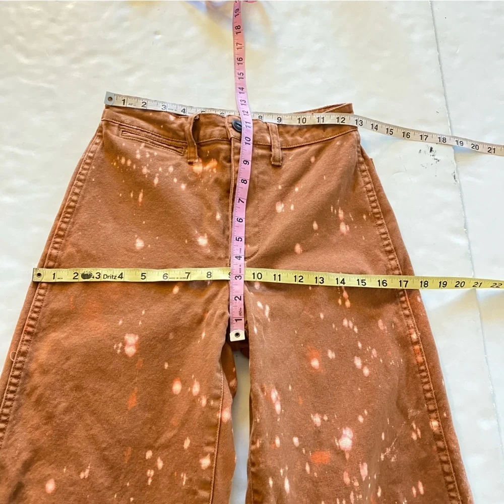 Madewell Emmett Wide Leg Jeans Pants Womens Size 24 XS Upcycled Floral Mandala - Picture 10 of 14